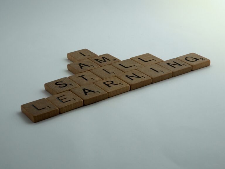 I Am Still Learning building blocks