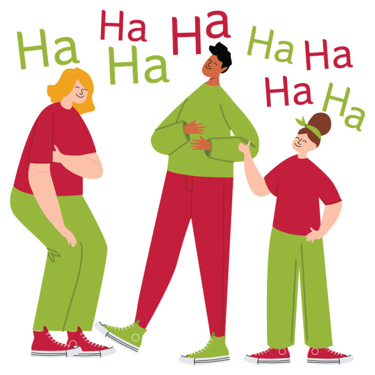 People laughing